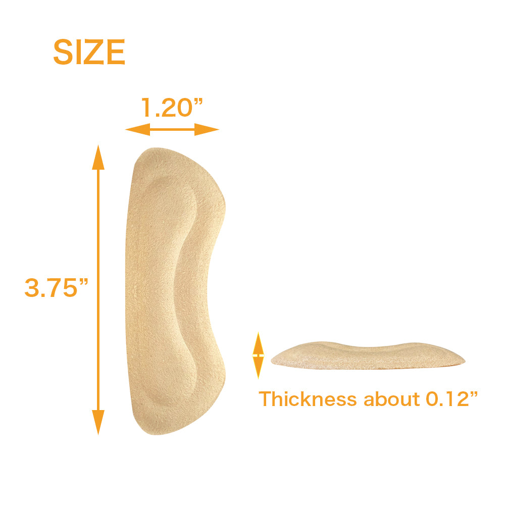 UNIKSTEP 8 Pairs Heel Inserts, Shoe Heel Liners for Protection of Foot Heel