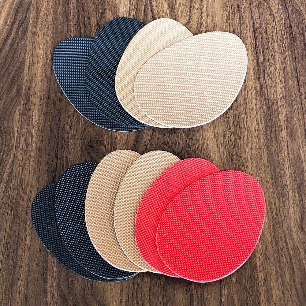 Unikstep 5 Pairs Non Slip Sole for Footwear,Shoe Sole Anti Slip Grips, Non Skid Self Adhesive Rubber Pads, Shoe Bottom and Heel Noise Reduction Stickers and Protectors