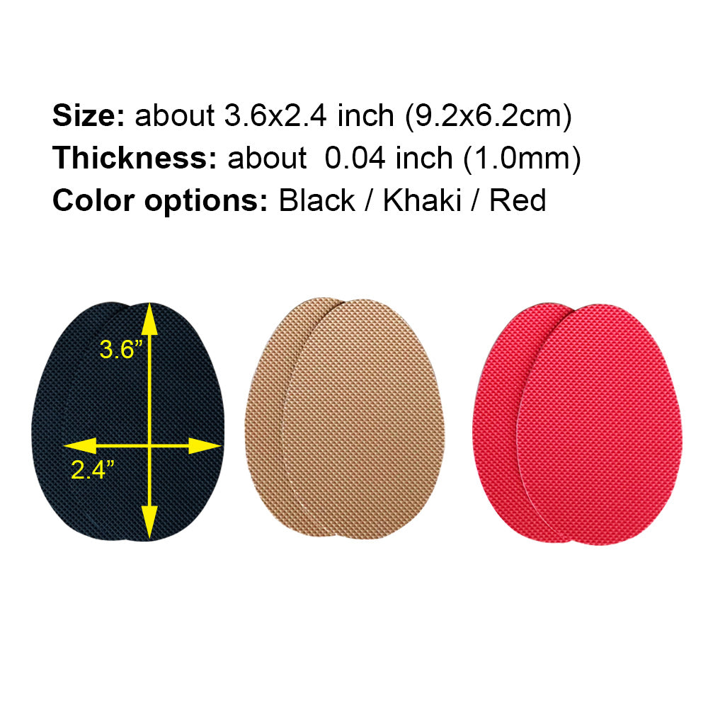 Unikstep 5 Pairs Non Slip Sole for Footwear,Shoe Sole Anti Slip Grips, Non Skid Self Adhesive Rubber Pads, Shoe Bottom and Heel Noise Reduction Stickers and Protectors