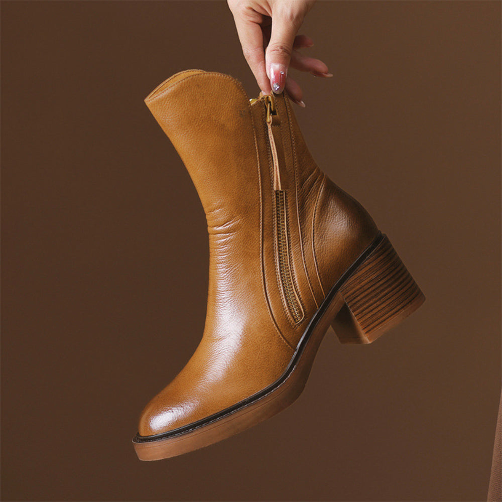 UNIKSTEP 1 Pair Footwear for Women, Ladies Leather Shoes Boots