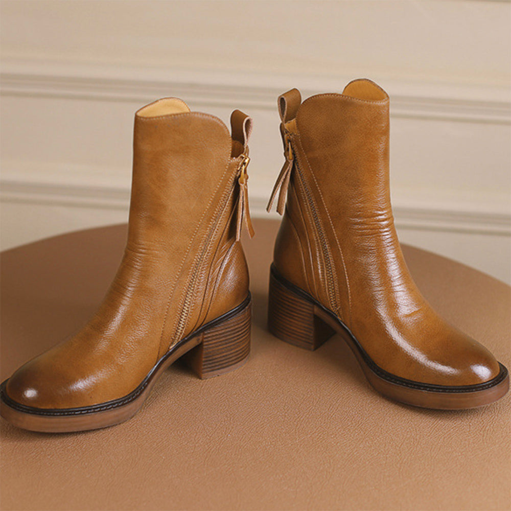 UNIKSTEP 1 Pair Footwear for Women, Ladies Leather Shoes Boots