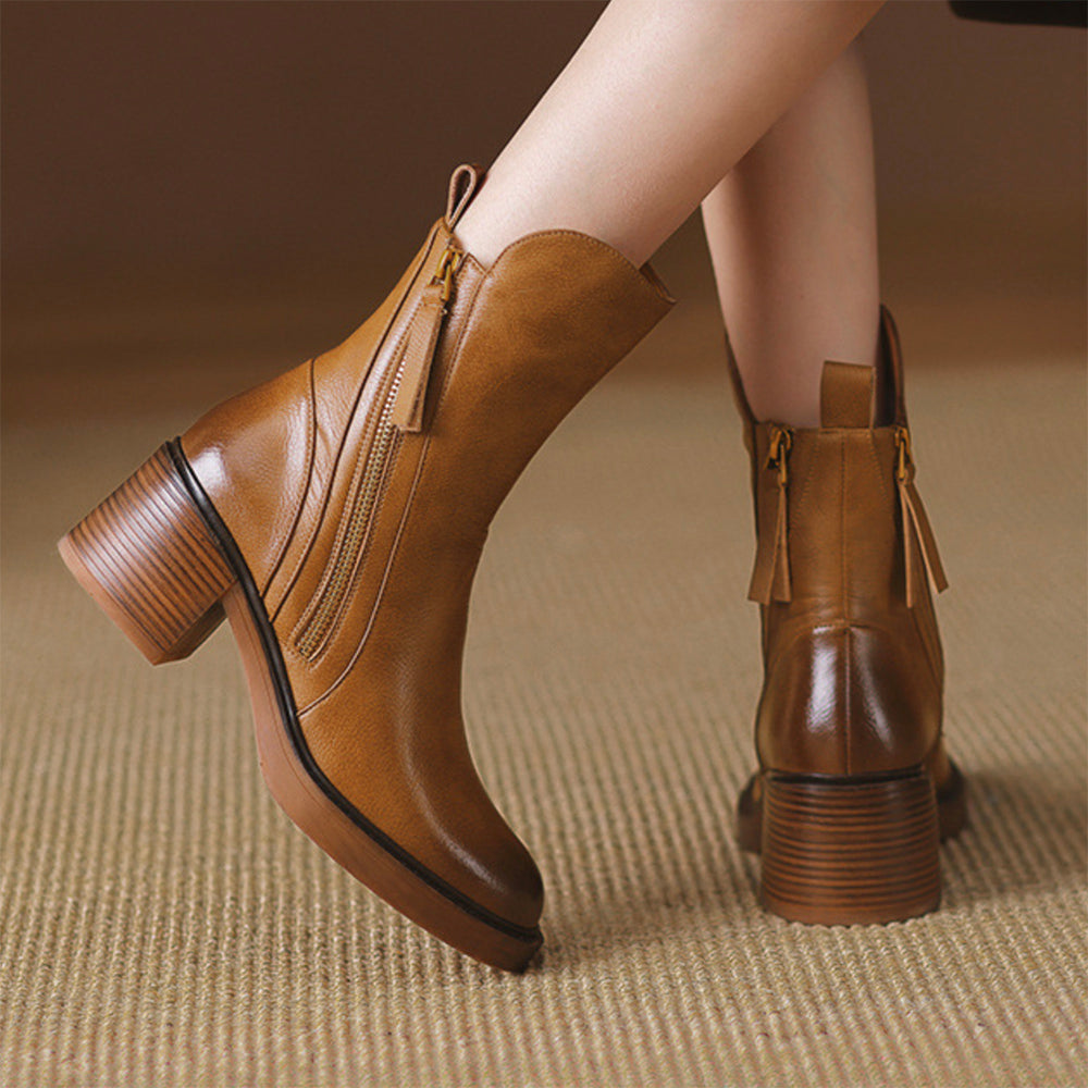 UNIKSTEP 1 Pair Footwear for Women, Ladies Leather Shoes Boots