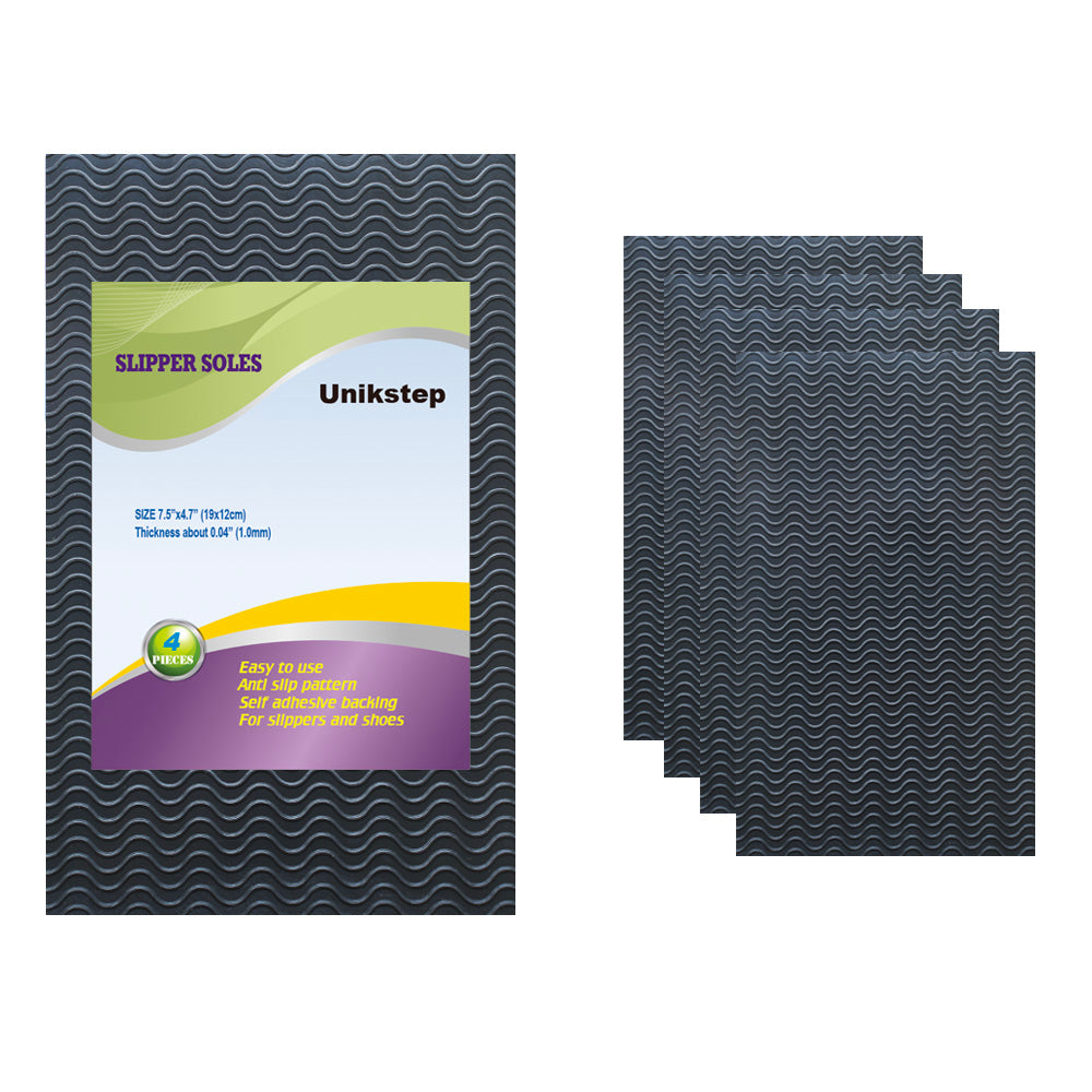 UNIKSTEP 2 Pairs (4 Pieces) Slipper Soles, Shoe Sole Protectors