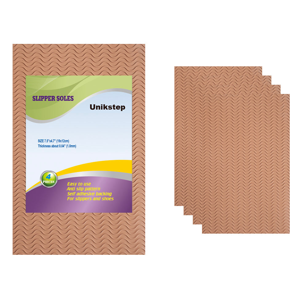 UNIKSTEP 2 Pairs (4 Pieces) Slipper Soles, Shoe Sole Protectors