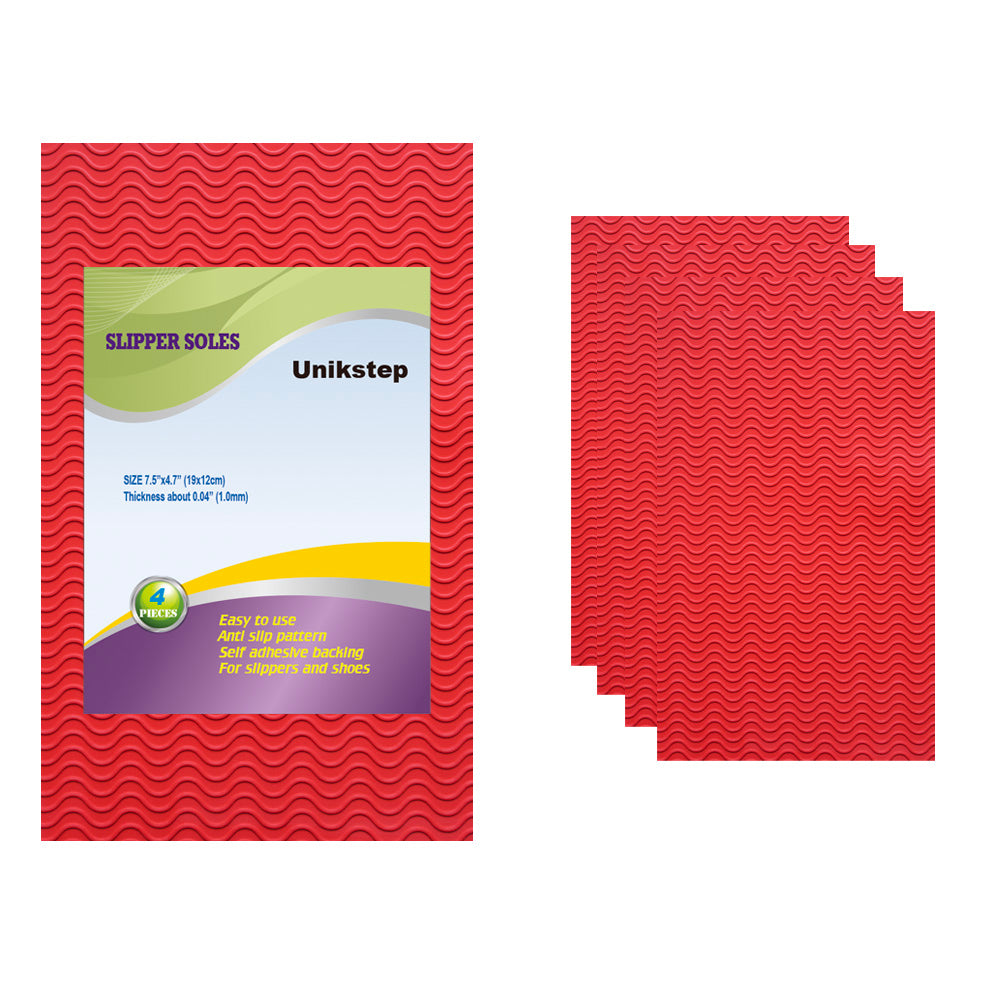 UNIKSTEP 2 Pairs (4 Pieces) Slipper Soles, Shoe Sole Protectors